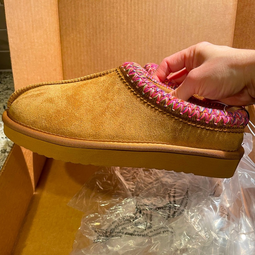 Steve Madden Brand New Kids'Jordy Faux Shearling Lined Slipper Sz 4